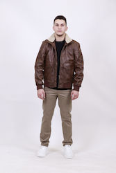 Explorer Leather Jacket Brown