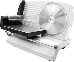 Wurstschneider Elite Ms-23 150W 0-15mm Metallgehäuse Edelstahlklinge Weiß