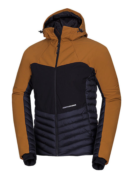Geacă Softshell Iarna Waterproof Cu Protecție Împotriva Vântului Mustard-Negru