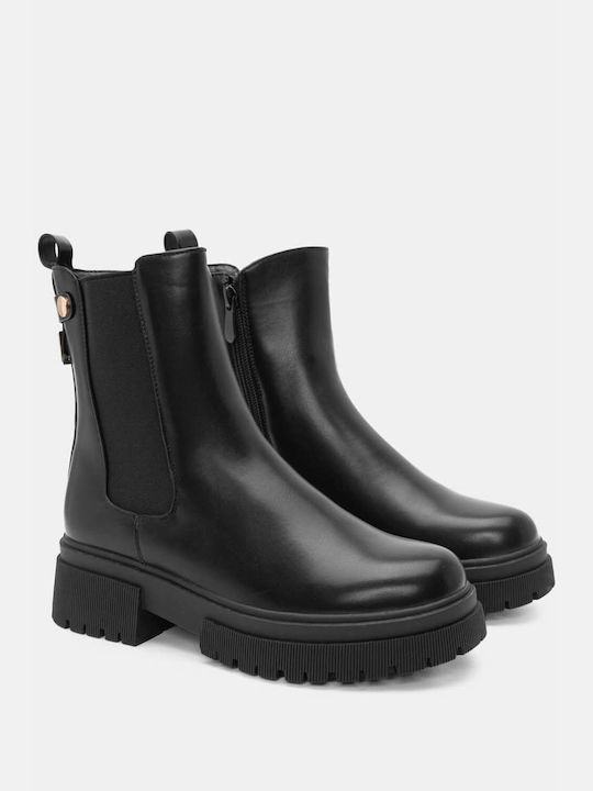 Luigi Women's Chelsea Boots Black