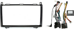 DIN-Verkleidungsplatten 2 Din Kompatibel mit Bildschirm 9" für Mercedes-Benz Vito / Viano 2002-2010