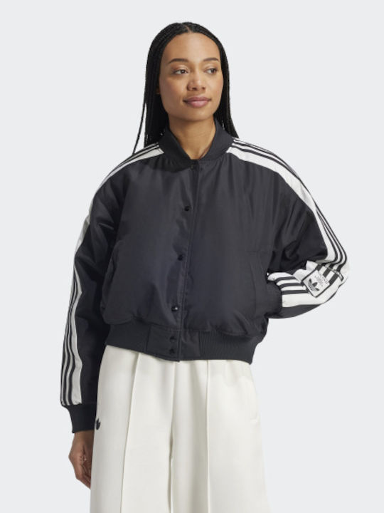 adidas Women's Bomber Jacket for Winter Black