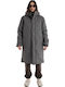 Askim Women's Long Lifestyle Jacket for Winter Grey