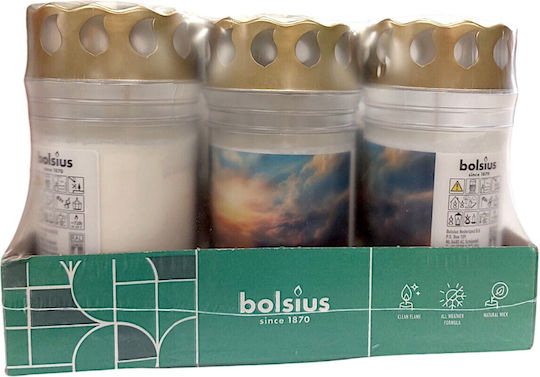 Bolsius 3-Tage-Kerze Himmel Deckel Box 6 Stk