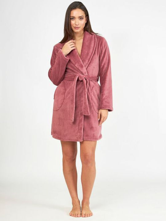 Harmony Winter Women's Robe Wine