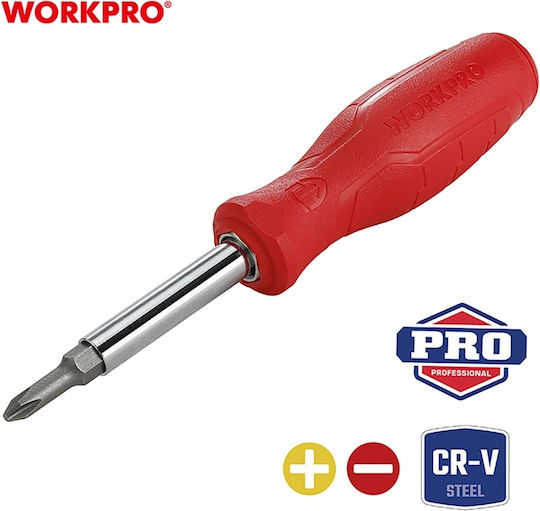 WorkPro Screwdriver with Interchangeable Tips