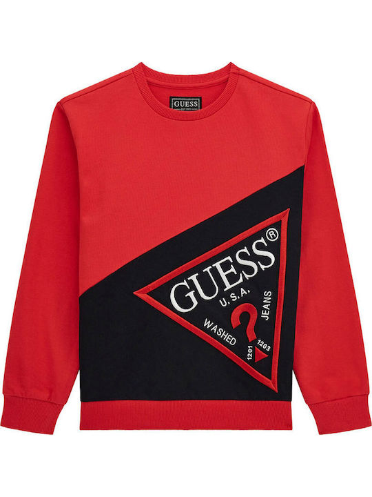 Guess Παιδικό Φούτερ Rapid Red