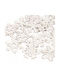 Hanging Ornament Set Wooden White 52pcs