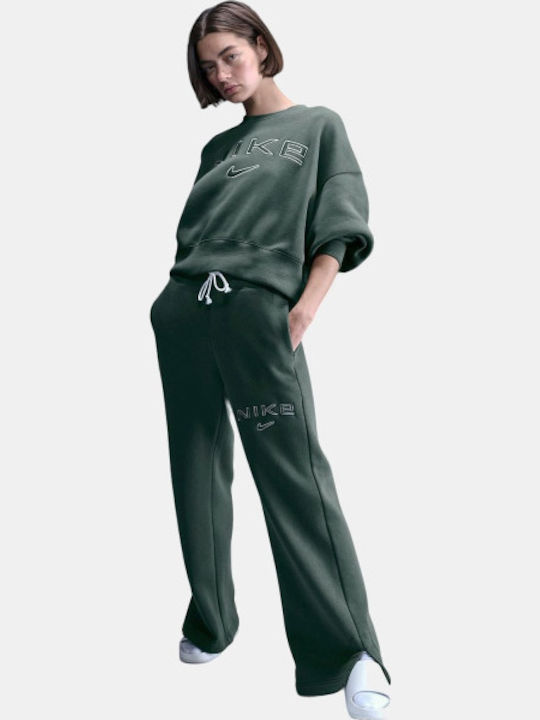 Nike Sportswear Παντελόνι Φόρμας Fleece Πράσινο