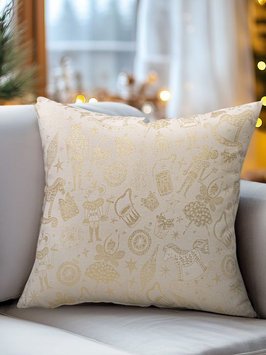 Beauty Home Christmas Decorative Square Pillowc...