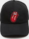 Rolling Stones Καπέλο Jockey Μαύρο