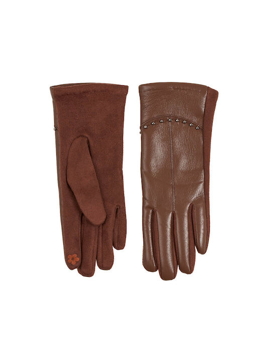 Verde Women's Gloves Brown