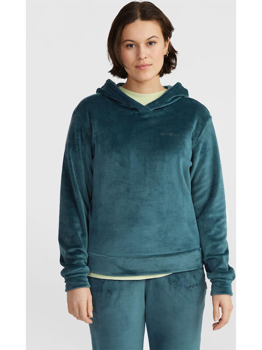 Women's Sweatshirt Hooded Green