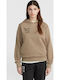 Women's Sweatshirt Hooded Beige