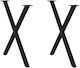 vidaXL Металическо Кракче За Мебел 2 Бройки Под...