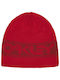 Tnp Reversible Beanie Unisex Wendbar Beanie Gestrickt in Rot Farbe