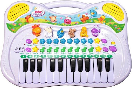 Organizator Electronic Interactiv Idealstore Disney Animal Dimensiuni 38,0 X 27,0 Cm Echipat cu 6 Sunete de Animale 8 Melodii Vesele Funcție de Înregistrare și Redare Design Multifuncțional