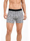 Men's Boxer Grey with Patterns