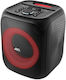 JVC Sistem De Karaoke Cu Microfon Cu Fir Și Efecte De Iluminare 1250820 Negru
