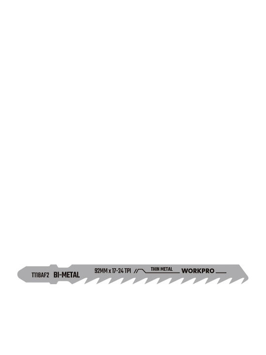 WorkPro WP404043 Λάμες για Μέταλλο 92mm 5τμχ