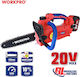 WorkPro Akku-Kettensäge 20V mit Schiene 25cm
