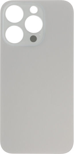 Ανταλλακτικό Πίσω Καπάκι Big Hole Back Cover Iphone 15 Pro Natural Titanium