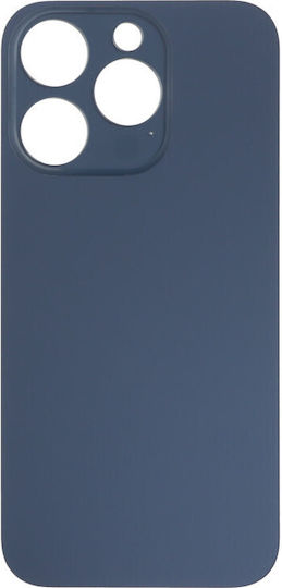 Ανταλλακτικό Πίσω Καπάκι Big Hole Back Cover Iphone 15 Pro Blue Titanium