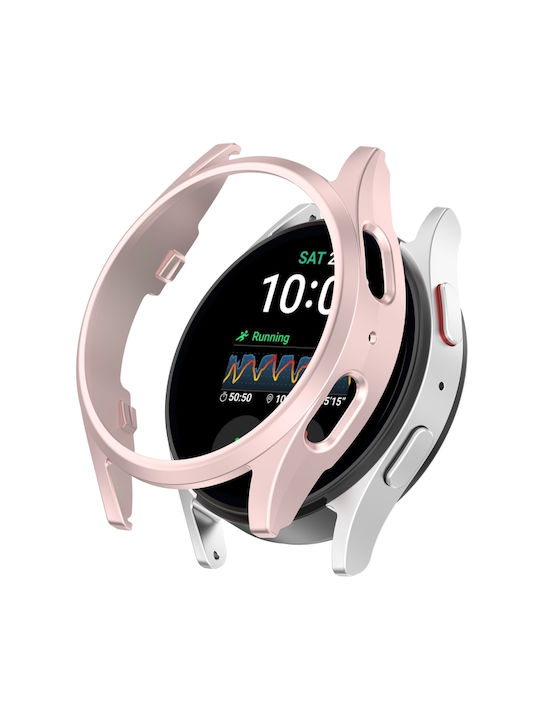 Samsung Galaxy Watch 7 44mm Μισής Κάλυψης Προστατευτική Θήκη Ρολογιού Pc Ροζ