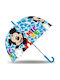 Kids Licensing Παιδική Ομπρέλα Μπαστούνι Umbrella Πολύχρωμη με Διάμετρο 46εκ.