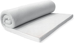Palamaiki White Comfort Ημίδιπλο Foam Eμποτισμένο με Αλόη , Αποσπώμενο Κάλυμμα & Λάστιχα Εφαρμογής 120x200x4εκ.