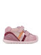 Kinder Sneakers Hoch Anatomisch mit Klettverschluss Rosa