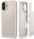 Spigen Cyrill Kajuk MagSafe Back Cover Piele artificială Bej (iPhone 16)