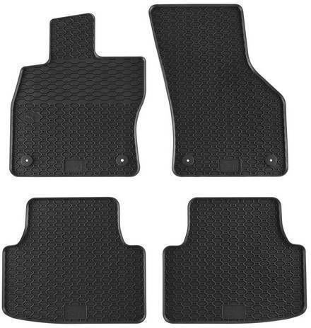 Rubber Mats Geyer & Hosaja Audi A3 8v 2012-2020 Skoda Octavia III 2013-2019 Octavia IV 2020+ VW Passat B8 2014+ Golf Sportvan 2013-2020 Cupra Formentor 2020+ 4 Pieces 815/4c