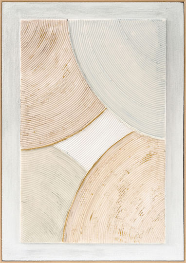 HomeMarkt Handmade Curves Painting on Canvas 72x102cm