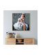 HomeMarkt Mädchenbild Gemälde auf Leinwand 82x82cm