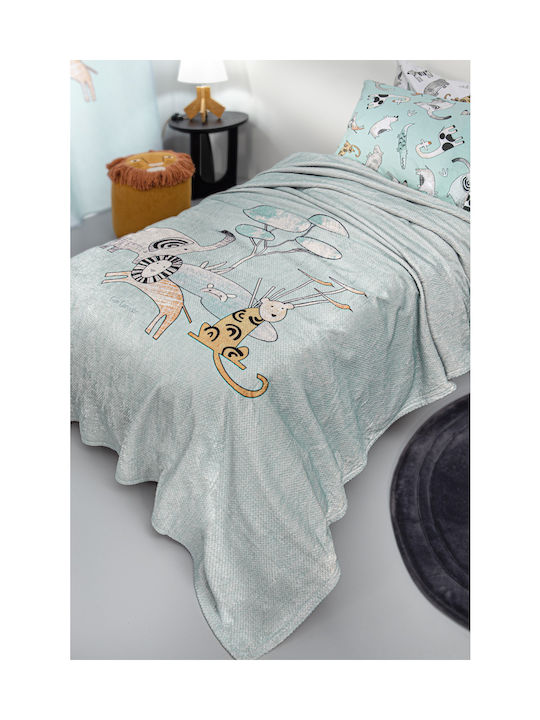 Guy Laroche Blanket Turquoise 160x220cm