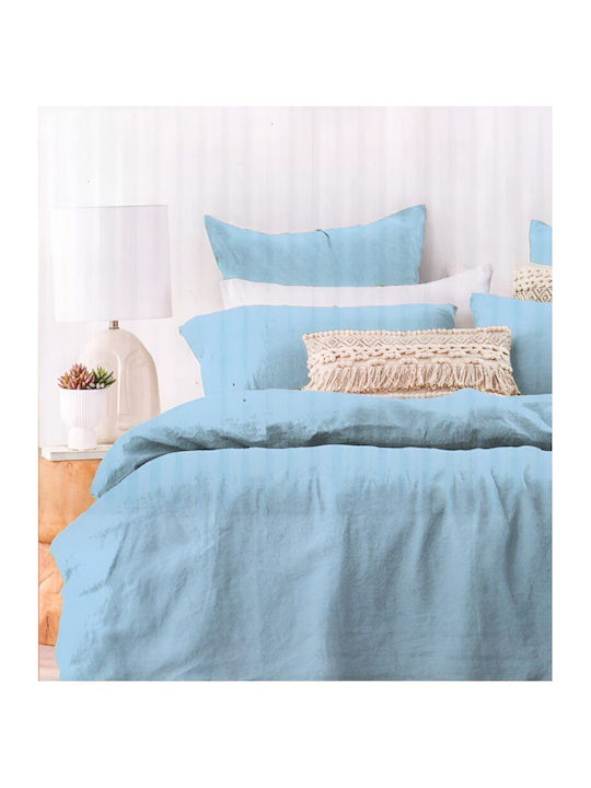 Ariete Σετ Σεντόνια Υπέρδιπλα 240x270εκ. Baby Blue/γαλάζιο (4τμχ)