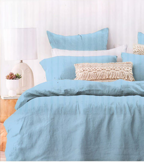 Ariete Set Cearșafuri 240x270cm. Baby Blue/Light Blue 4buc