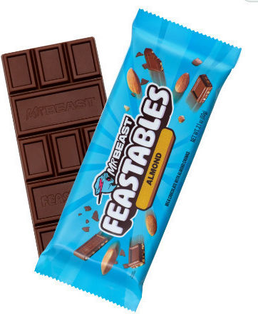 Feastables Mr Beast Feastable Шоколад Мляко Бадем 60гр