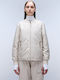Asitter Women's Short Lifestyle Jacket for Winter Beige