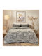 Lino Home Bettdecke Großes Doppelbett 220x240cm Clavel Gray 350 GSMGsm