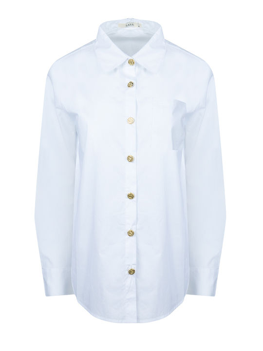 Cavalieri Women's Long Sleeve Shirt White