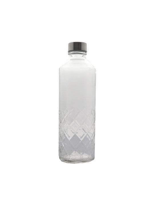 Uniglass Diamond Water Bottle Glass with Screw ...