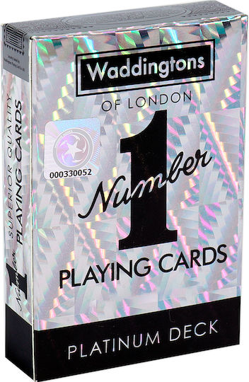 Winning Moves No.1 Set Spielkarten für Poker Schwarz