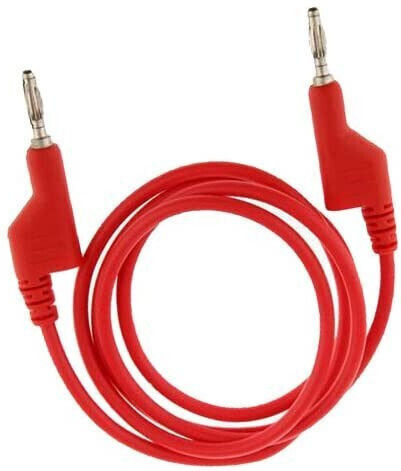 Βύσμα Banana male Κόκκινο (CX-3044-100CM-18AWG-R)