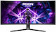 AOC AG346UCD Ultrawide QD-OLED HDR Curved Monitor 34" QHD 3440x1440 175Hz με Χρόνο Απόκρισης 0.03ms GTG