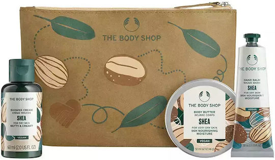The Body Shop Nourish & Flourish Shea Women's Set with Body Lotion 4pcs