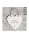 Hanging Heart Ornament 3x6cm