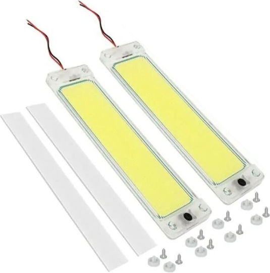 Auxiliary LED Interior Light COB 24.5cm 12v/24v 16w Cool White 6000k Car Truck Boat 1 Piece OEM