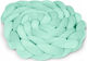 Bettumrandungen Geflochten Innerhalb Mint Green